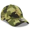 New Era Men's Camo Chicago White Sox 2022 Armed Forces Day 9FORTY Snapback Adjustable Hat