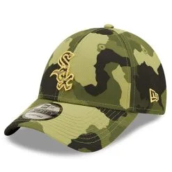 New Era Men's Camo Chicago White Sox 2022 Armed Forces Day 9FORTY Snapback Adjustable Hat -Minnesota Twins Shop DSCO1137968633 4500 ALT3