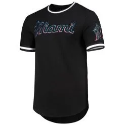 Pro Standard Men's Black Miami Marlins Team T-Shirt -Minnesota Twins Shop DSCO1138408586 1007 ALT2