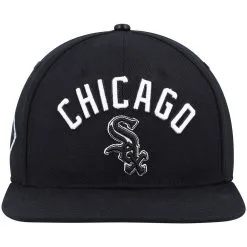 Pro Standard Men's Black Chicago White Sox Stacked Logo Snapback Hat -Minnesota Twins Shop DSCO1138725629 1007 ALT2