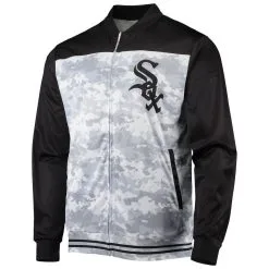 Stitches Men's Black Chicago White Sox Camo Full-Zip Jacket -Minnesota Twins Shop DSCO1140178339 1007 ALT2