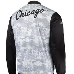 Stitches Men's Black Chicago White Sox Camo Full-Zip Jacket -Minnesota Twins Shop DSCO1140178339 1007 ALT3