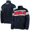 G-III Sports By Carl Banks Men's Navy/Red Minnesota Twins Power Pitcher Full-Zip Track Jacket