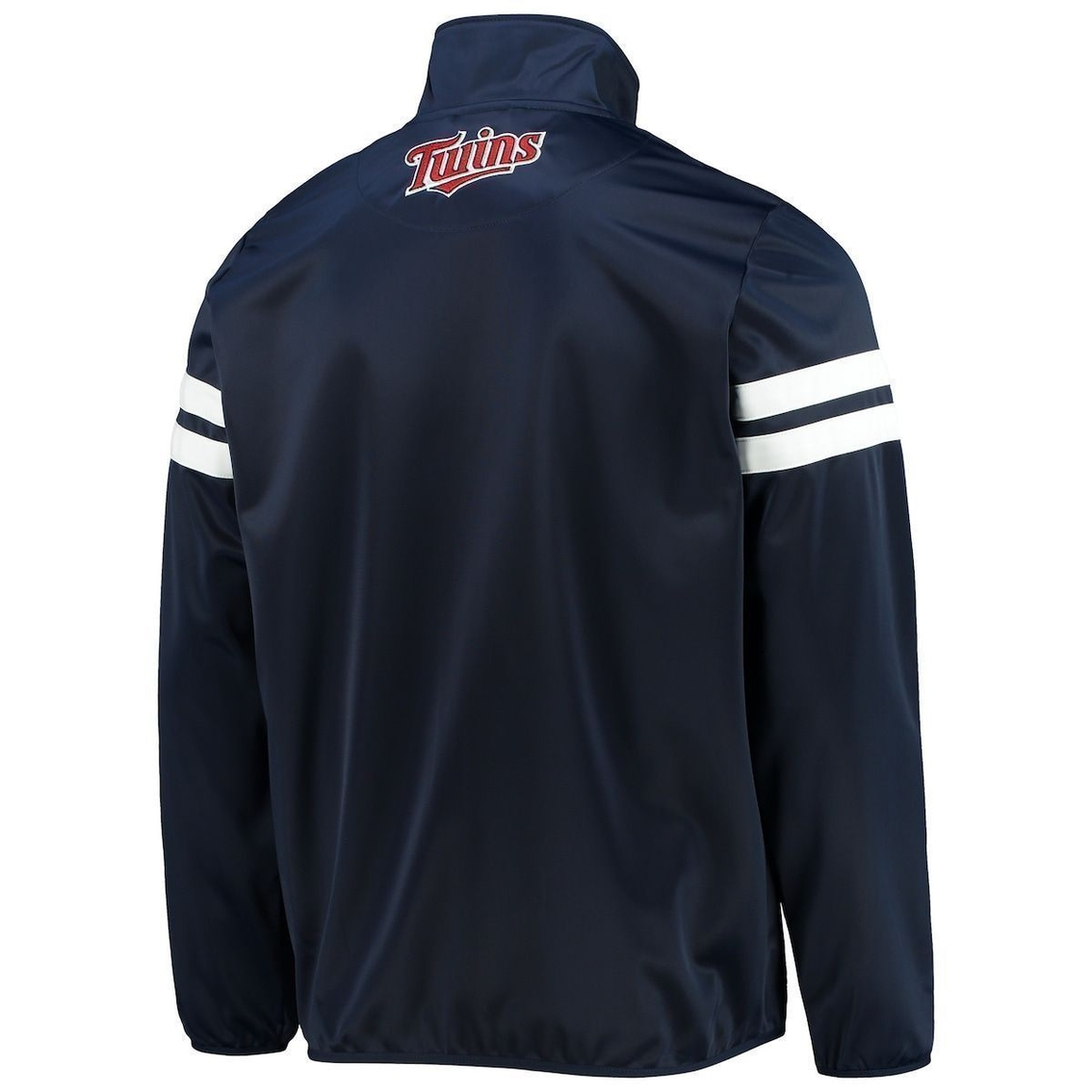 G-III Sports By Carl Banks Men's Navy/Red Minnesota Twins Power Pitcher Full-Zip Track Jacket 4 G-III Sports By Carl Banks Men's Navy/Red Minnesota Twins Power Pitcher Full-Zip Track Jacket - Image 4