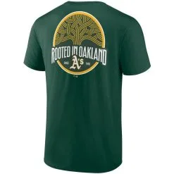 Fanatics Branded Men's Green Oakland Athletics Iconic Bring It T-Shirt -Minnesota Twins Shop DSCO1140226665 2041 ALT3