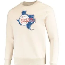 Majestic Threads Men's Threads Oatmeal Texas Rangers Fleece Pullover Sweatshirt -Minnesota Twins Shop DSCO1140227735 I5PN ALT2
