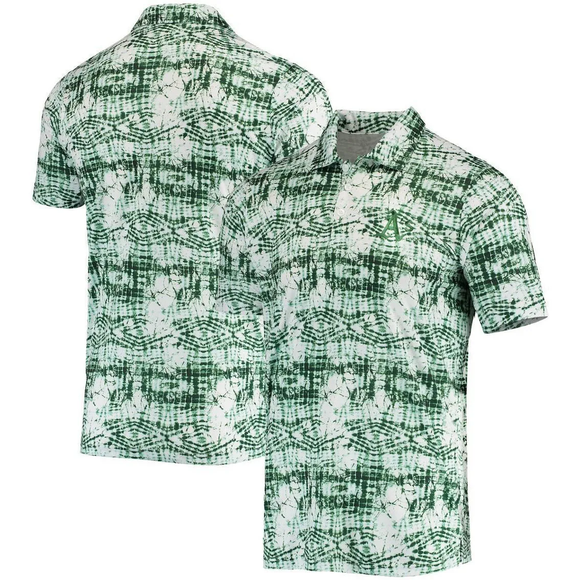 Antigua Men's Green Oakland Athletics Vivid Polo 2 Antigua Men's Green Oakland Athletics Vivid Polo - Image 2