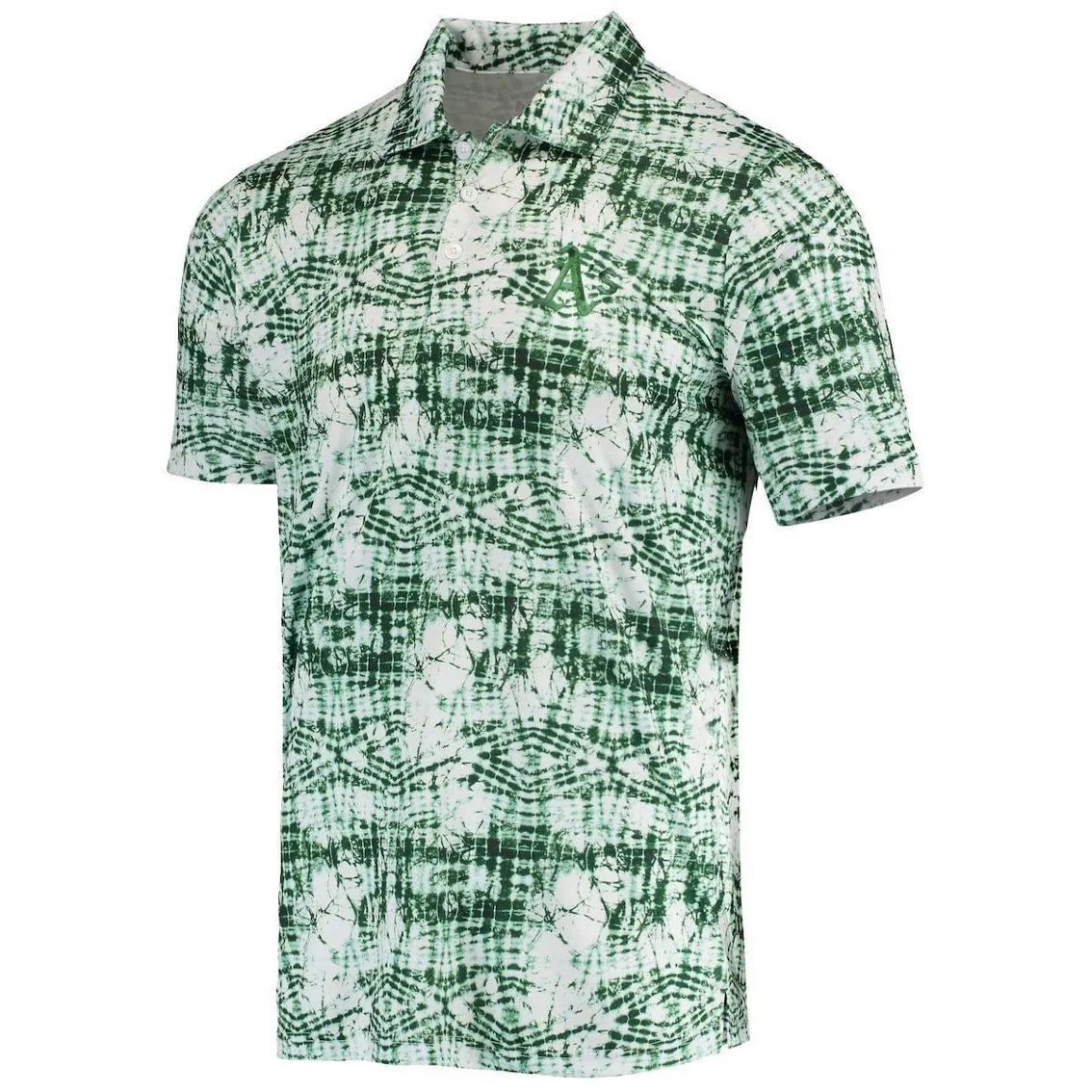 Antigua Men's Green Oakland Athletics Vivid Polo 3 Antigua Men's Green Oakland Athletics Vivid Polo - Image 3