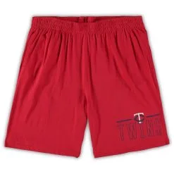 Concepts Sport Men's Navy/Red Minnesota Twins Big & Tall T-Shirt & Shorts Sleep Set -Minnesota Twins Shop DSCO1140228703 REDBLU ALT3