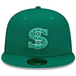 New Era Men's Green Chicago White Sox 2022 St. Patrick's Day 59FIFTY Fitted Hat -Minnesota Twins Shop DSCO1140229163 2041 ALT2