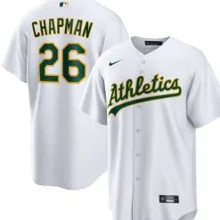 Nike Men's Matt Chapman White Oakland Athletics Home Replica Player Name Jersey