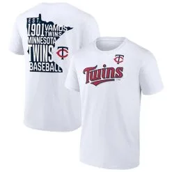 Fanatics Branded Men's White Minnesota Twins Hometown Hot Shot T-Shirt