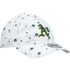 New Era Girls Youth White Oakland Athletics Blossom Adjustable Hat -Minnesota Twins Shop DSCO1140296545 3550 ALT3