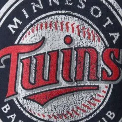 Soft As A Grape Minnesota Twins Youth Distressed Logo T-Shirt - Navy Blue -Minnesota Twins Shop DSCO1140296564 1191 ALT2