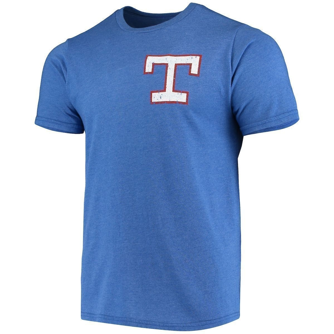 Majestic Threads Men's Threads Royal Texas Rangers Throwback Logo Tri-Blend T-Shirt 3 Majestic Threads Men's Threads Royal Texas Rangers Throwback Logo Tri-Blend T-Shirt - Image 3