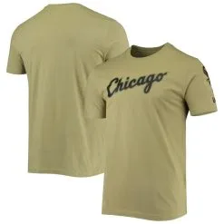 New Era Men's Olive Chicago White Sox Brushed Armed Forces T-Shirt