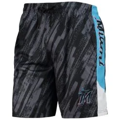 Men's FOCO Black Miami Marlins Static Shorts 6 Men's FOCO Black Miami Marlins Static Shorts -Minnesota Twins Shop DSCO1140608045 1007 ALT2