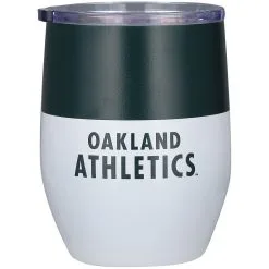 Logo Brands Oakland Athletics 16oz. Colorblock Stainless Steel Curved Tumbler -Minnesota Twins Shop DSCO1140609880 0000 ALT2