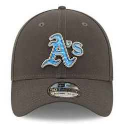 New Era Men's Graphite Oakland Athletics 2022 Father's Day 39THIRTY Flex Hat -Minnesota Twins Shop DSCO1140777316 1925 ALT2