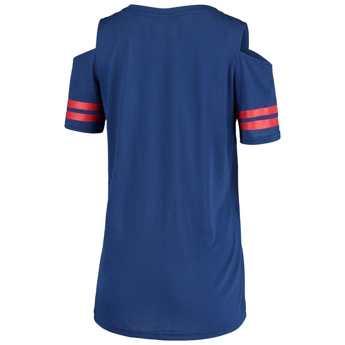 G-III 4Her By Carl Banks Women's Royal Texas Rangers Extra Inning Cold Shoulder V-Neck T-Shirt 4 G-III 4Her By Carl Banks Women's Royal Texas Rangers Extra Inning Cold Shoulder V-Neck T-Shirt - Image 4