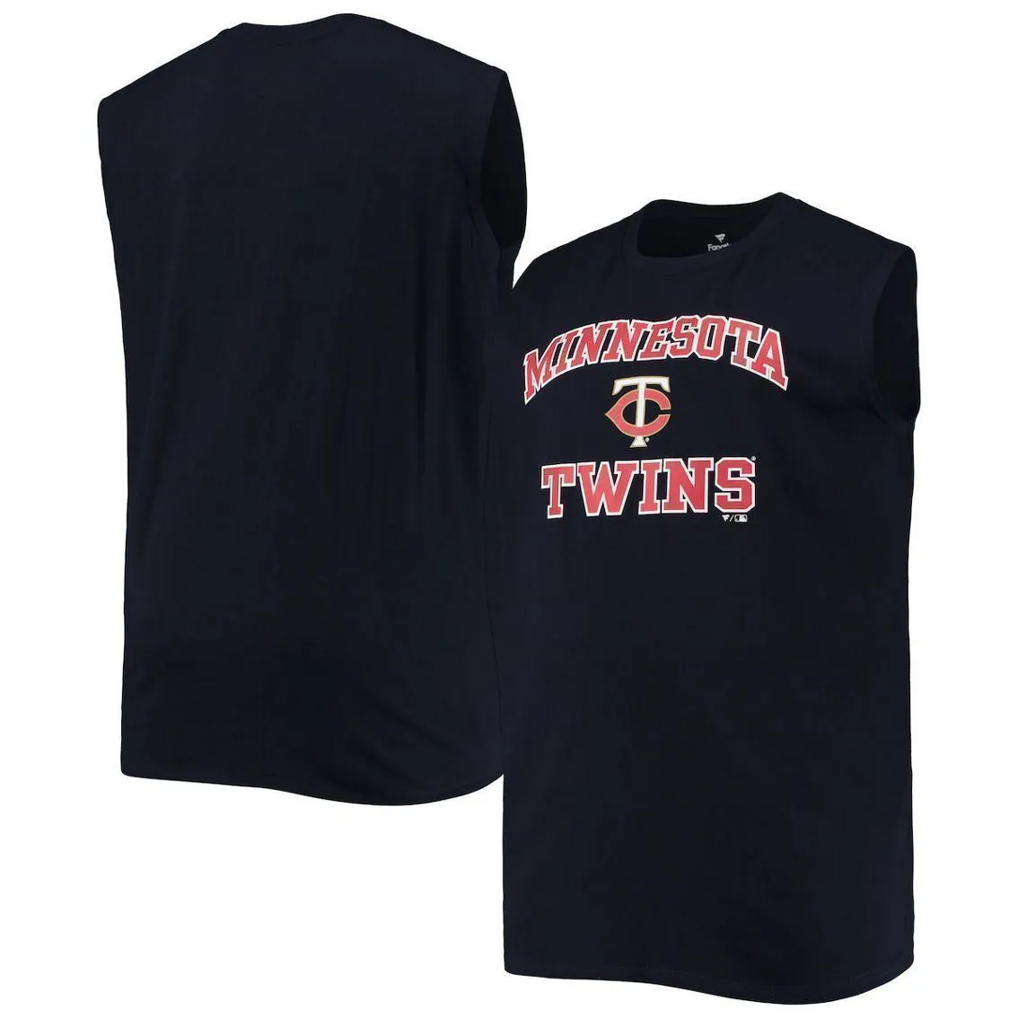 Profile Men's Navy Minnesota Twins Big & Tall Jersey Muscle Tank Top 2 Profile Men's Navy Minnesota Twins Big & Tall Jersey Muscle Tank Top - Image 2