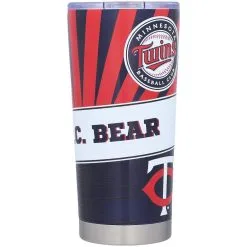 Logo Brands Minnesota Twins 20oz. Stainless Steel Mascot Tumbler -Minnesota Twins Shop DSCO1140799520 0000 ALT2