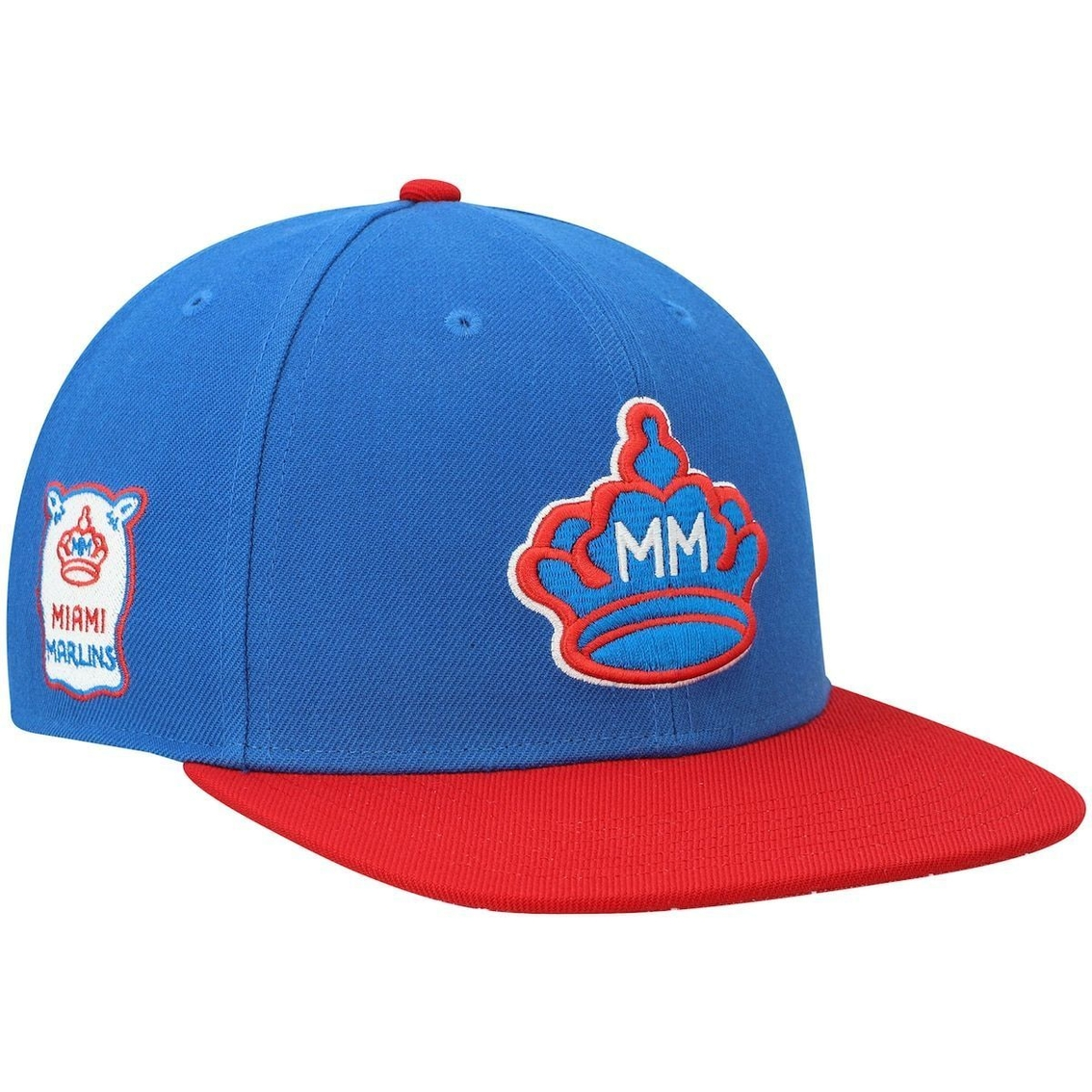 '47 Men's Blue Miami Marlins 2021 City Connect Captain Snapback Hat 2 '47 Men's Blue Miami Marlins 2021 City Connect Captain Snapback Hat - Image 2