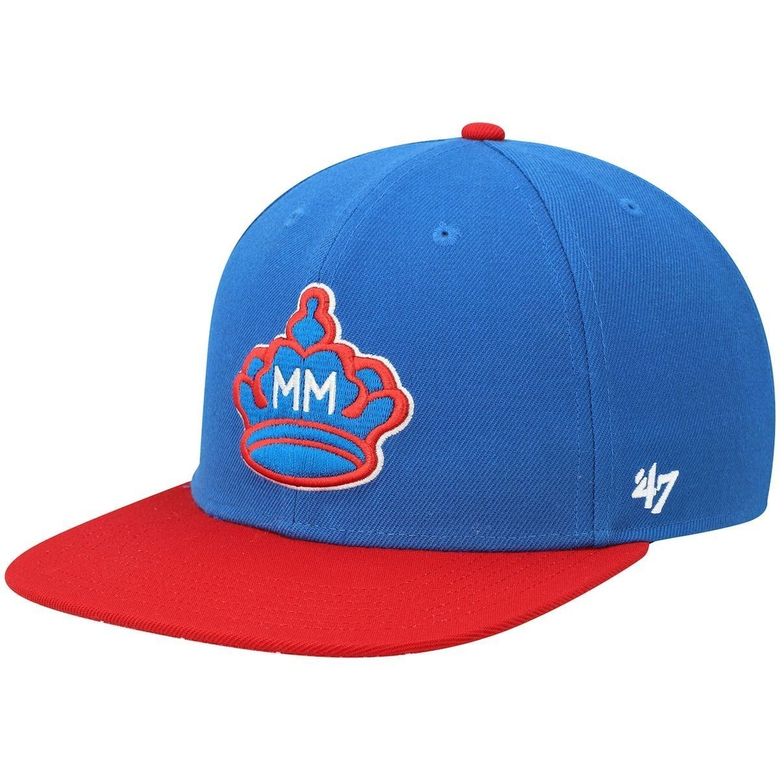'47 Men's Blue Miami Marlins 2021 City Connect Captain Snapback Hat 4 '47 Men's Blue Miami Marlins 2021 City Connect Captain Snapback Hat - Image 4