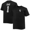 Profile Men's Black Chicago White Sox Big & Tall Father's Day #1 Dad T-Shirt
