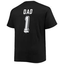 Profile Men's Black Chicago White Sox Big & Tall Father's Day #1 Dad T-Shirt -Minnesota Twins Shop DSCO1140883548 1007 ALT3