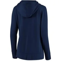 Fanatics Branded Women's Navy Minnesota Twins Tri-Blend Colorblock Pullover Hoodie -Minnesota Twins Shop DSCO1140933009 1320 ALT3