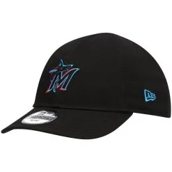 New Era Infant Black Miami Marlins My First 9TWENTY Team Flex Hat