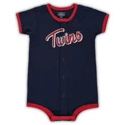 Outerstuff Infant Navy Minnesota Twins Power Hitter Romper