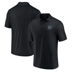 Fanatics Branded Men's Black Miami Marlins Winning Streak Polo