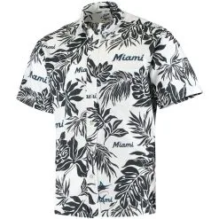 Reyn Spooner Men's White Miami Marlins Aloha Button-Down Shirt -Minnesota Twins Shop DSCO1142287479 3550 ALT2