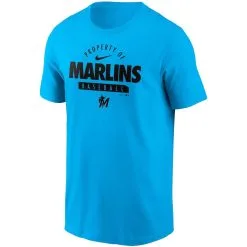 Nike Men's Blue Miami Marlins Primetime Property Of Practice T-Shirt -Minnesota Twins Shop DSCO1142287722 1191 ALT2