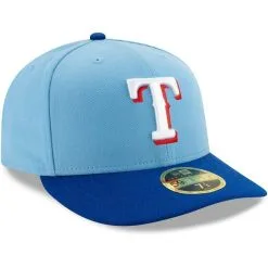 New Era Men's Light Blue/Royal Texas Rangers 2020 Alternate 2 Authentic Collection On Field Low 59FIFTY Fitted Hat -Minnesota Twins Shop DSCO1142288280 1191 ALT3