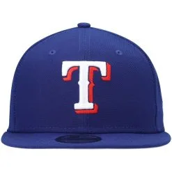 New Era Men's Royal Texas Rangers Primary Logo 9FIFTY Snapback Hat -Minnesota Twins Shop DSCO1142288376 1350 ALT2