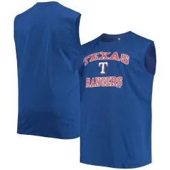 Profile Men's Royal Texas Rangers Big & Tall Jersey Muscle Tank Top
