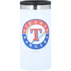 The Memory Company Texas Rangers Team Logo 12oz. Slim Can Holder