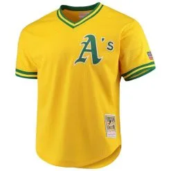 Mitchell & Ness Men's Jose Canseco Gold Oakland Athletics Cooperstown Collection Mesh Batting Practice Jersey -Minnesota Twins Shop DSCO1142308177 1853 ALT2