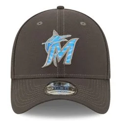 New Era Men's Graphite Miami Marlins 2022 Father's Day 39THIRTY Flex Hat -Minnesota Twins Shop DSCO1142446591 1925 ALT2