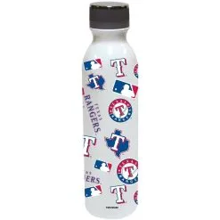 The Memory Company Texas Rangers 22oz. Powder-Coated Full Wrap Water Bottle