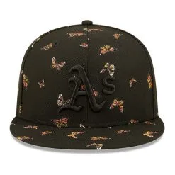 New Era Men's Black Oakland Athletics Flutter 59FIFTY Fitted Hat -Minnesota Twins Shop DSCO1142582934 1007 ALT2