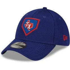 New Era Men's Royal Texas Rangers 2022 Clubhouse 39THIRTY Flex Hat