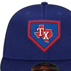 New Era Men's Royal Texas Rangers 2022 Clubhouse Alternate Logo Low 59FIFTY Fitted Hat -Minnesota Twins Shop DSCO1143470064 1350 ALT2