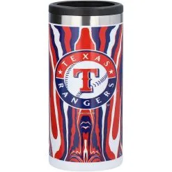 The Memory Company Texas Rangers 12oz. Tie-Dye Slim Can Holder