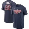 Nike Men's Miguel Sano Navy Minnesota Twins Name & Number T-Shirt