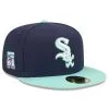 New Era Men's Navy Chicago White Sox 95th Anniversary Team UV 59FIFTY Fitted Hat