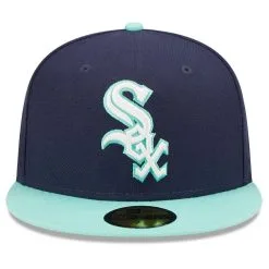 New Era Men's Navy Chicago White Sox 95th Anniversary Team UV 59FIFTY Fitted Hat -Minnesota Twins Shop DSCO1144829707 GZKZ ALT2